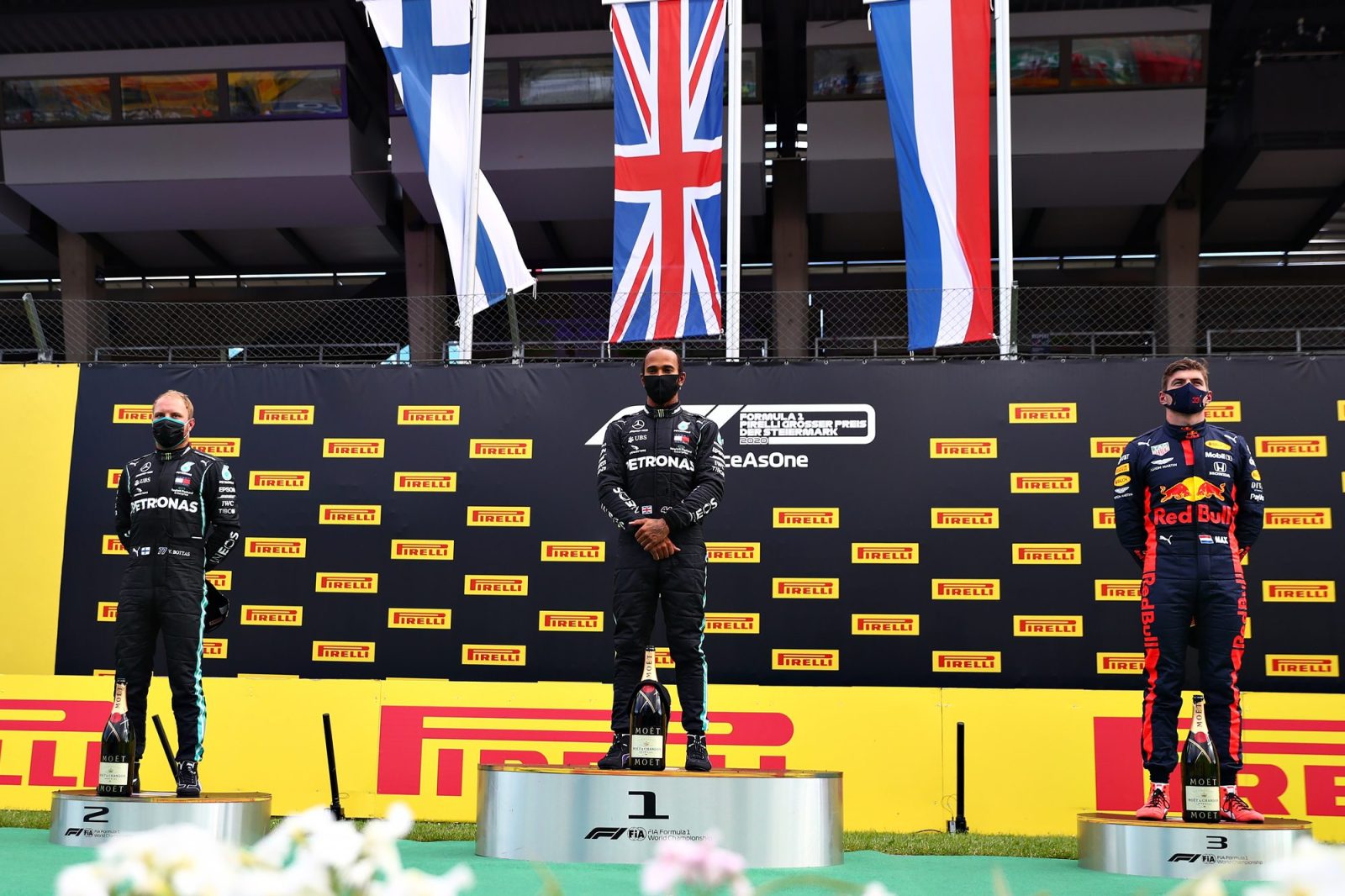 Hamilton dominou o classificatório, garantiu a pole position no final de semana e a vitória hoje veio fácil, no gp da Estíria
